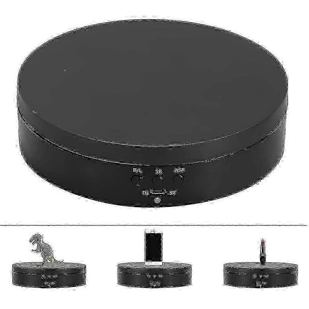 Electric Rotating Turntable Platform for Display with Adjustable Speed and Angle,l