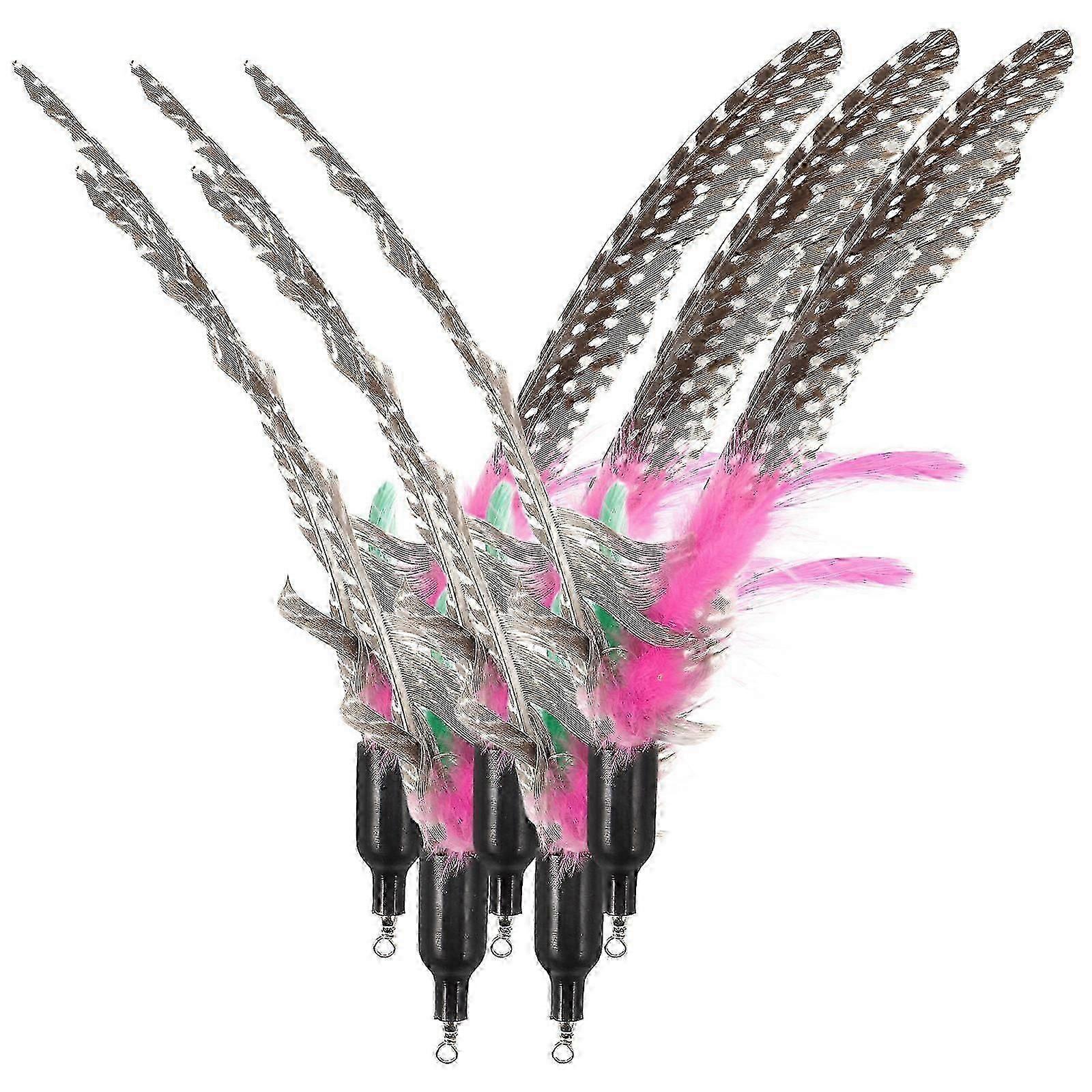 Cat for Cat Playing Wand Replacement 5Pcs Assorted Color