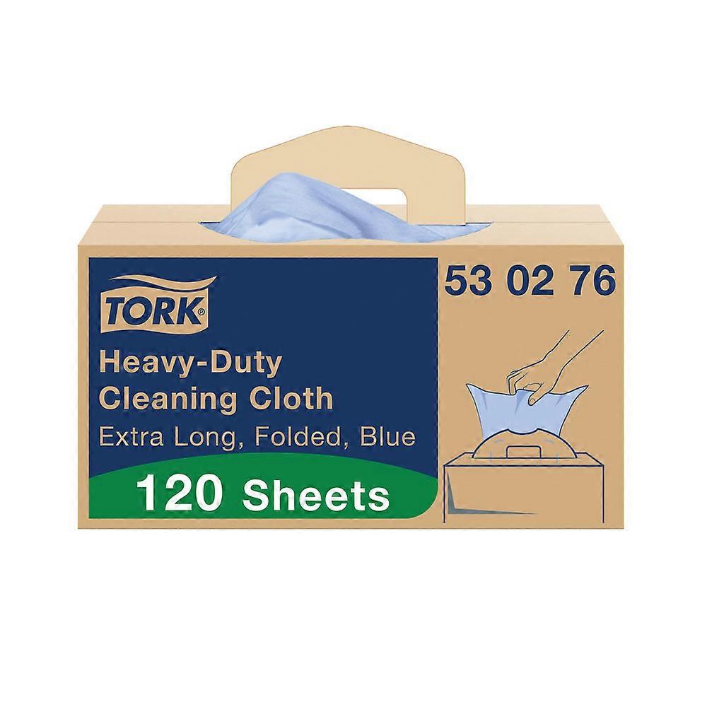 Tork Heavy-Duty Cleaning Cloth Blue (Pack of 120) 530276