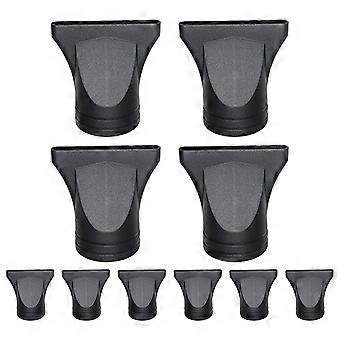 10Pcs secador de cabelo bico de secagem secador de cabelo acessório bico plano reutilizável para secador de cabelo
