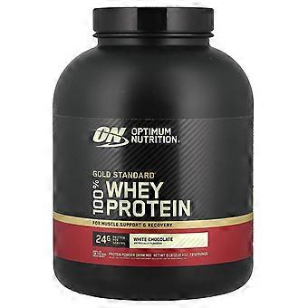 Optimum Nutrition, Gold Standard® 100 % vassleprotein, vit choklad, 2,26 kg