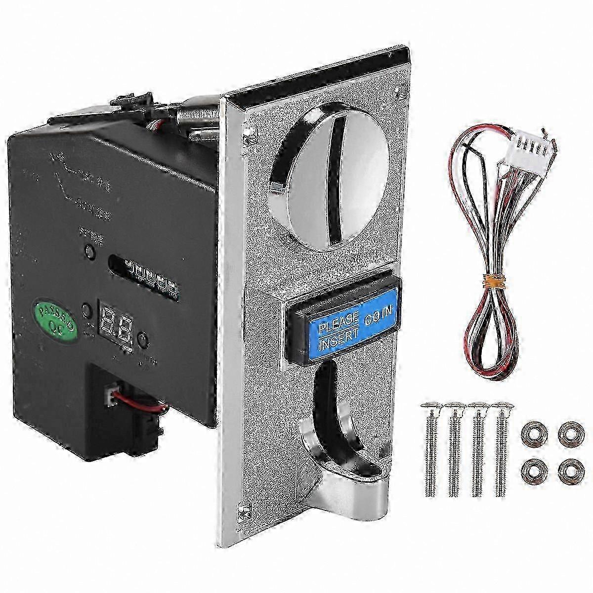 A Multi Coin Acceptor Selector for Vending Machine Arcade Game Mechanism