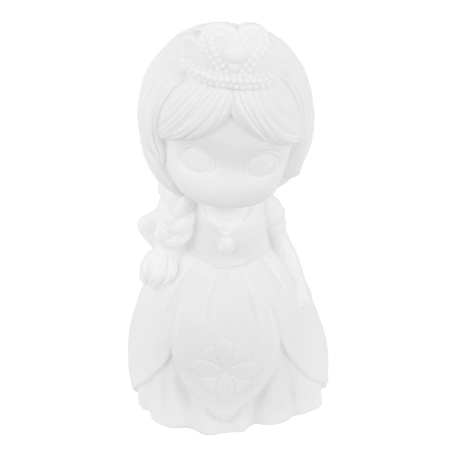 Creative Saving Case White Plastic Coin Bank for Coins Saving