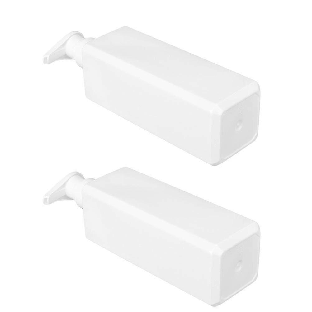 Shampoo Bottle Plastic Container for Lotion Storage 2Pcs Pack