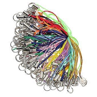 200 peças faça você mesmo cordões para telefone chaveiros câmera cordas penduradas cores misturadas
