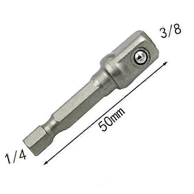 Krom Vanadium stål Socket Adapter Hex skaft til 1/4 \