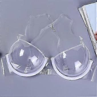 Transparent Clear Push Up Bra with Ultra-Thin Strap for Women's Underwear 26-27