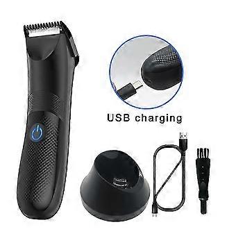 Ball Trimmer for Men Manscape Pubic Hair Waterproof Electric Groin Body Shaver-Good