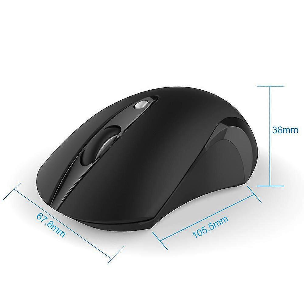 2.4g Wireless Mouse, For Mac And Windows Computers And Laptops,black