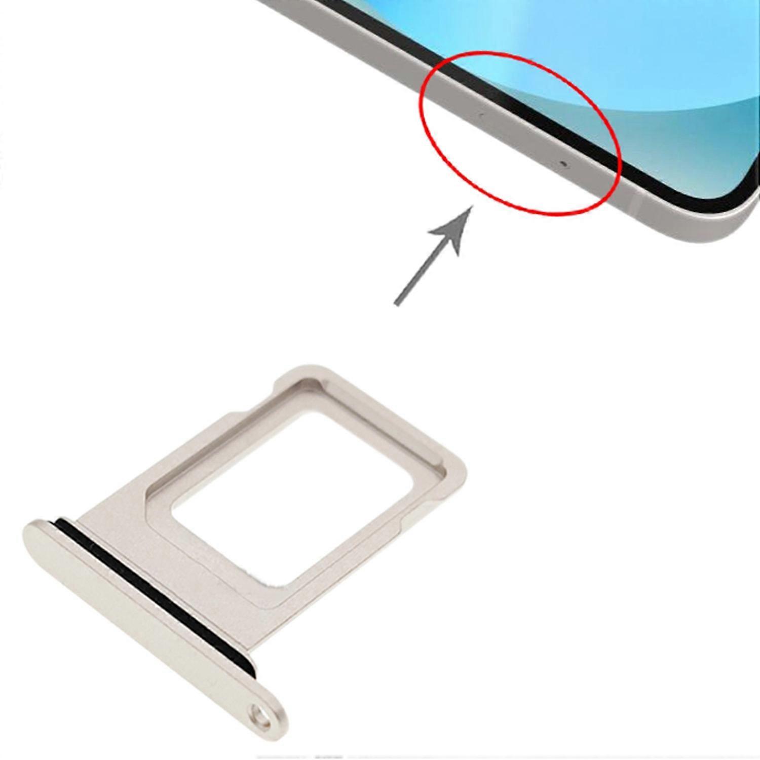 SIM Card Holder Adapter Card Tray for Apple iPhone 13 Replacement Part Silver