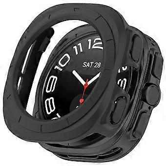 Für Samsung Galaxy Watch Ultra 47mm Kunststoff PC Smart Watch Gehäuse Hülle Schwarz