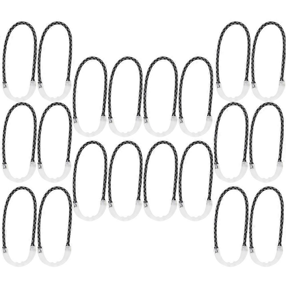 Backpack Zipper Rope for Outdoor Use 60Pcs Luminous Drawstring Pulls