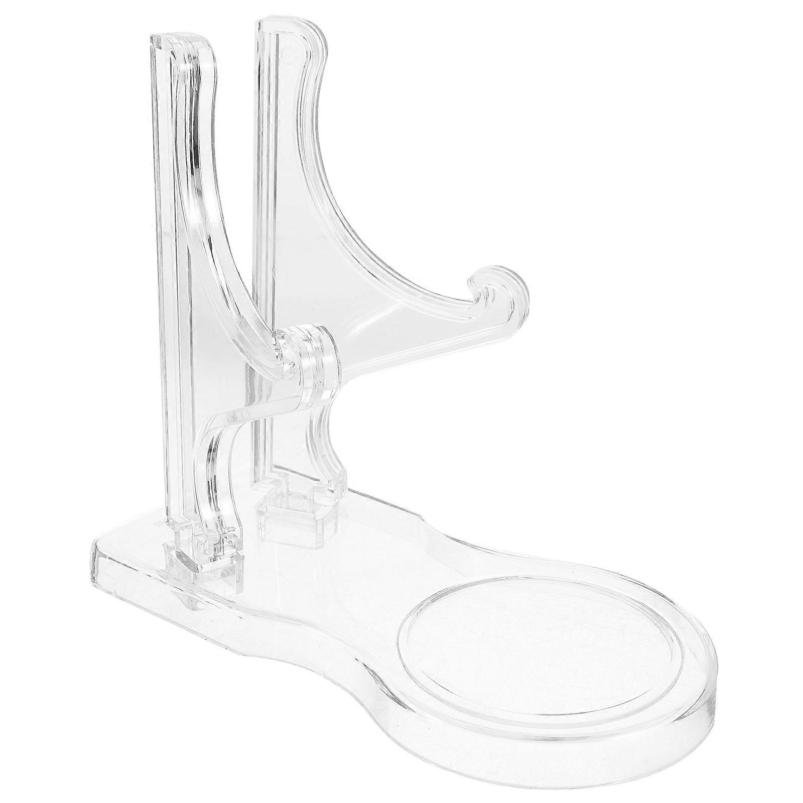 Plastic Teacup Display Stand for Coffee Cups Plates 4Pcs Holder