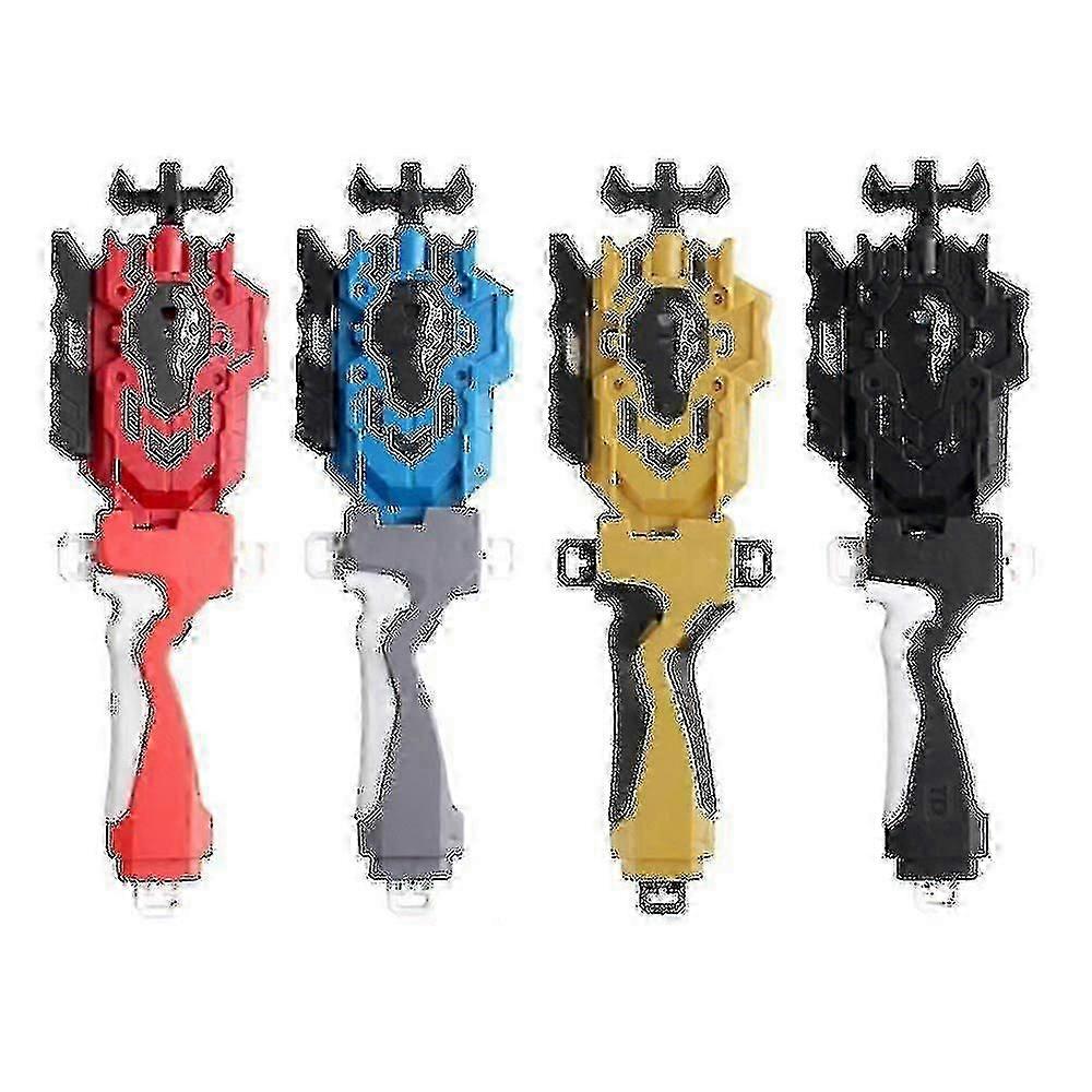 Launcher and grip combat rotating string gyroscope launcher
