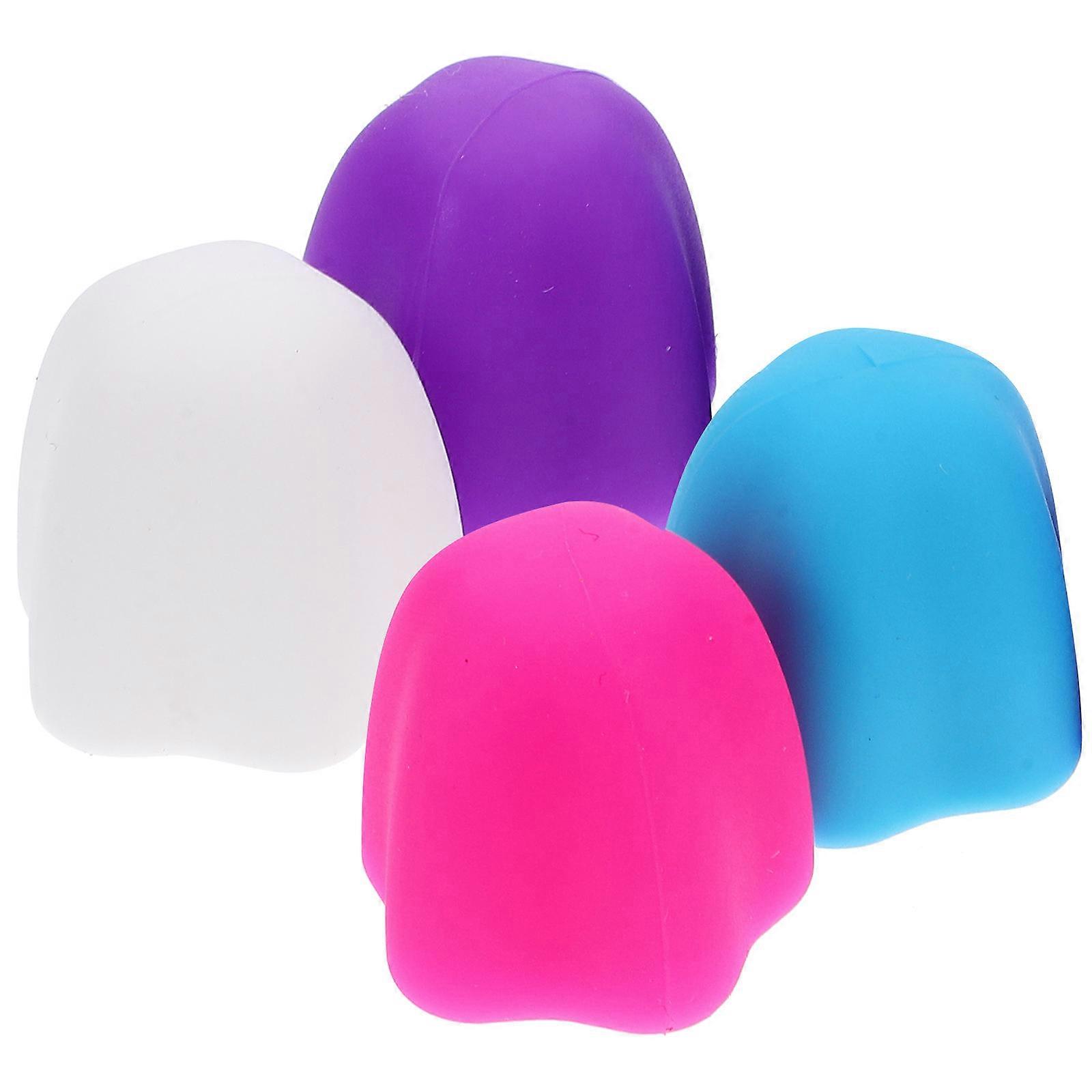4 Pcs Toothpaste Tube Roller Squeezer Toothpaste Roller Toothpaste Caps Bathroom Toothpaste Cap Replacement
