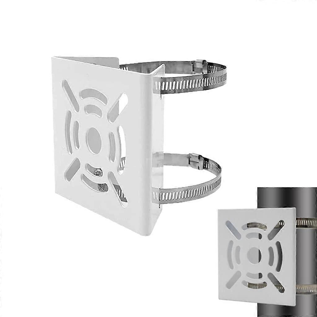 CCTV Pole Mount Bracket with Dual Loops, Universal Adapter for PTZ Dome Security Camera
