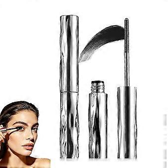 Curling Silver Stick Mascara,Waterproof Fibre Mascara,Metal Wand Tubing Mascara for Volume & Length-xxy