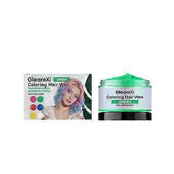 GleamXi Green Temporary Hair Styling Cream - Gentle And Non-Irritating, Natural Color Appearance, Fashionable, Easy To Apply, Convenient Hair Styling 