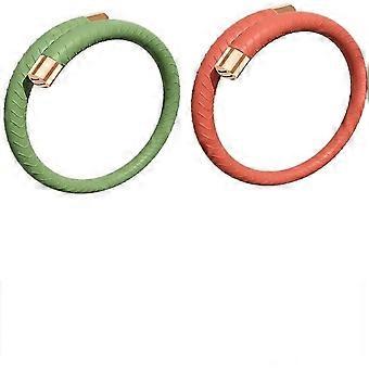 2Pack Mosquito Repellent Bracelet Bands 6 Sheets Mosquito Patches Deet Free Insect Repellent Bands