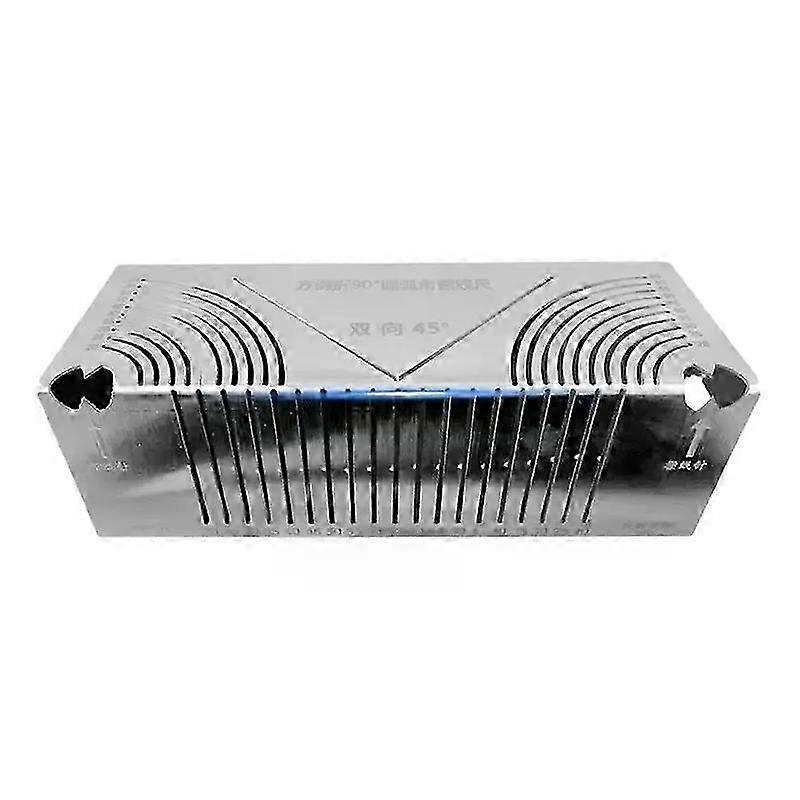 Arc Marking Ruler Right Angle Construction Arc Marking Tool Ergonomic Parallel Drawing Tool 90 Degree Folding Ruler