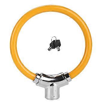 Reliability Cycling Lock Multifunctional Bicycles Lock Heavy Type Bike Lock for Various Bicycles Types  orange color