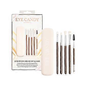 Eye Candy Luxury Eye Brush Set & Case