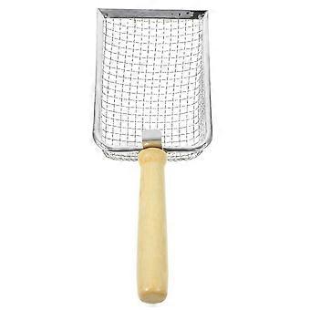 Litter Box Efficient Sand Leakage Tool 5Pcs with Wood Handle,z