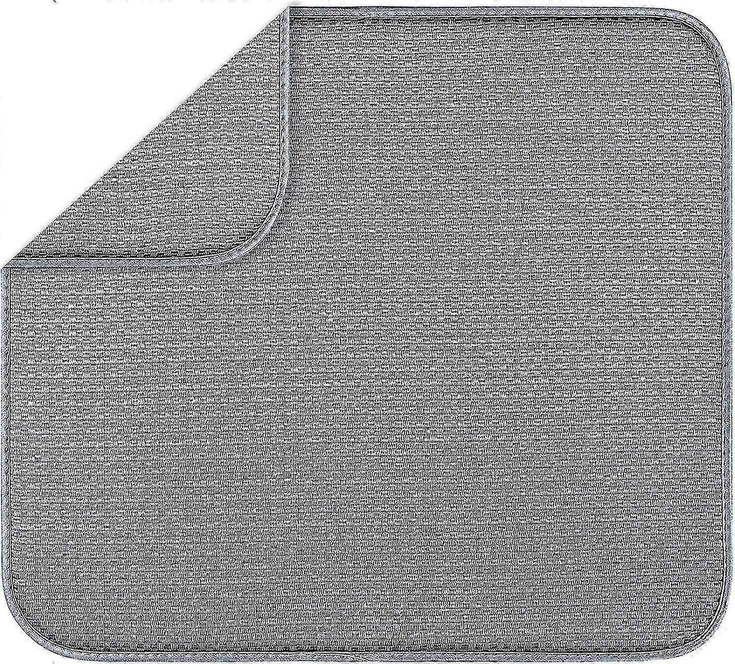 Dish Drying Mat Farmhouse Kitchen Decor Reversible Microfiber Fast Drying