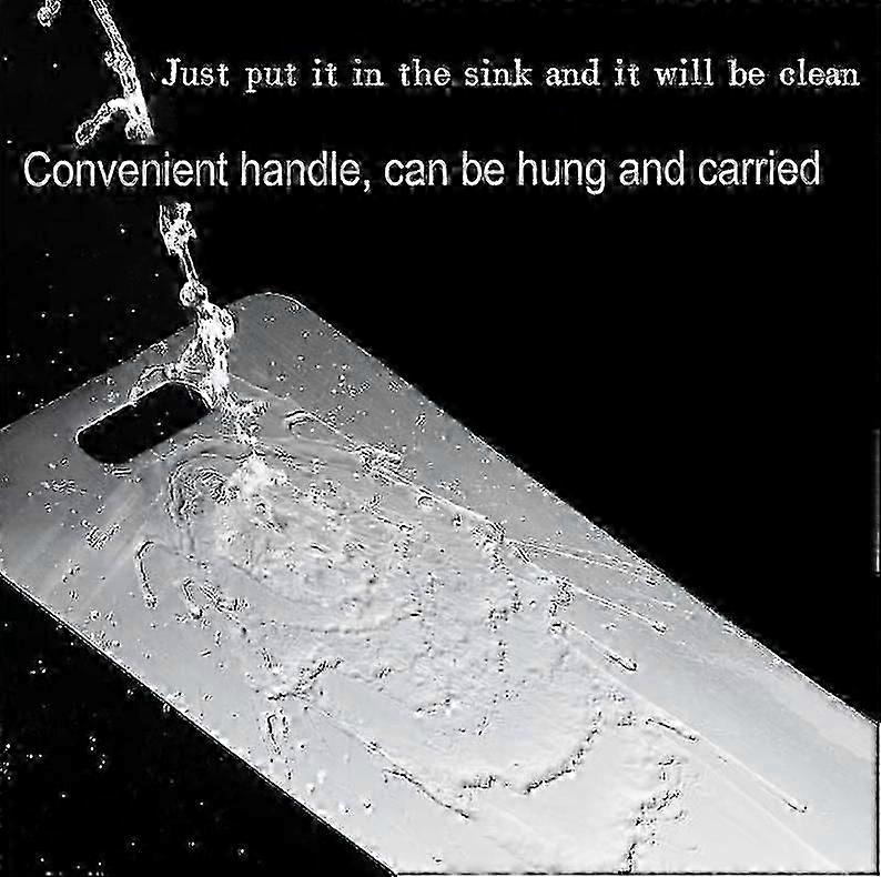Kitchen titanium cutting board for camping and backpacking