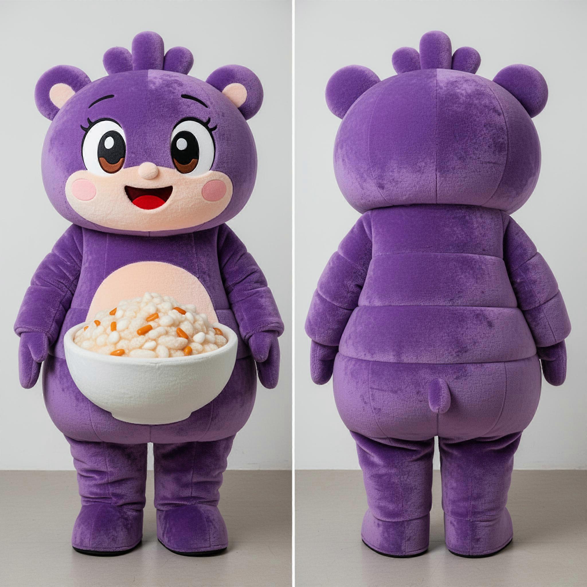 MASTICOT Vibrant Purple Rounded Miso Soup Mascot