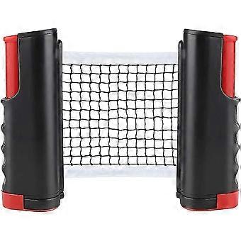Retractable Ping Pong Net, Portable Table Tennis Net Stand, Perfect for Ping Pong Table, Desk, Dining Table, Adjustable Length 190CM - New 2026