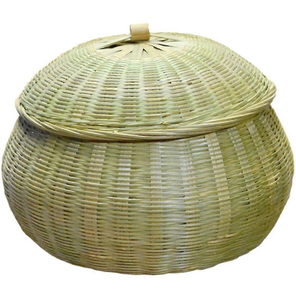 Green Bamboo Desk & Shelf Basket