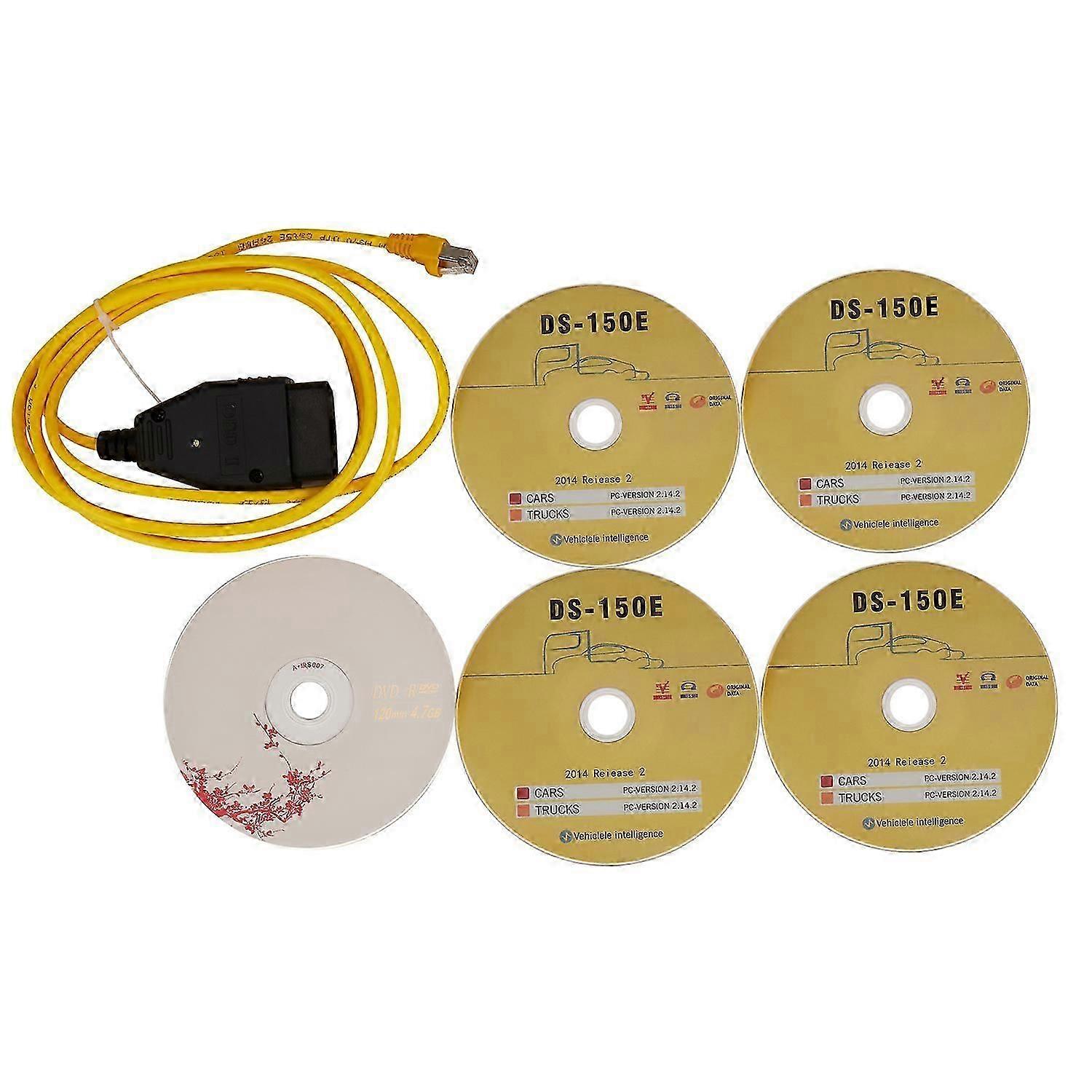 Compatible withE-SYS Icom Compatible withBmw Enet Ethernet To Obd Interface Cable Coding F-Series Diagnostic Cable