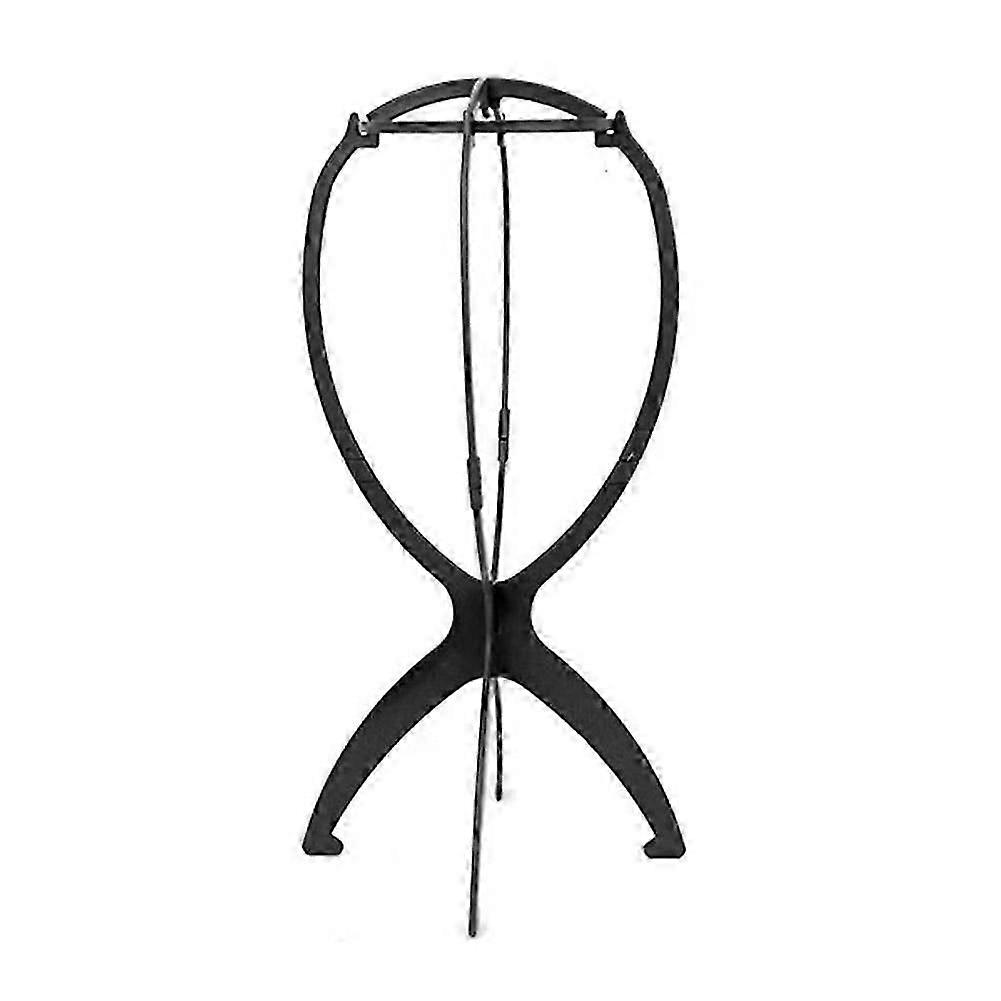 Removable Wig Stand Wig Styling Fixed Base, Head Cover Folding Support U2I5