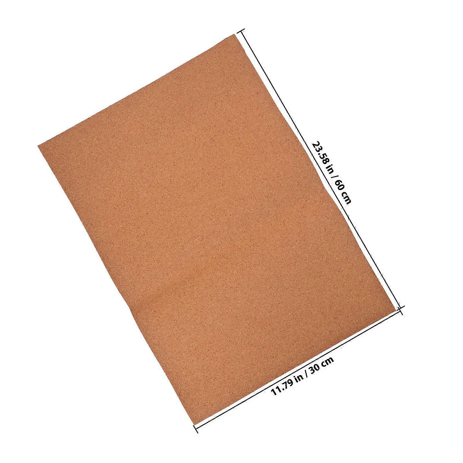 Cork Drawer Liner Soft Cork Sheets for Shock Absorption 2Sheets