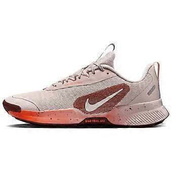 Nike Juniper Trail 3 Fabric Low Top hardloopschoenen voor dames, zandsteengrijs en roze, FQ0902-602