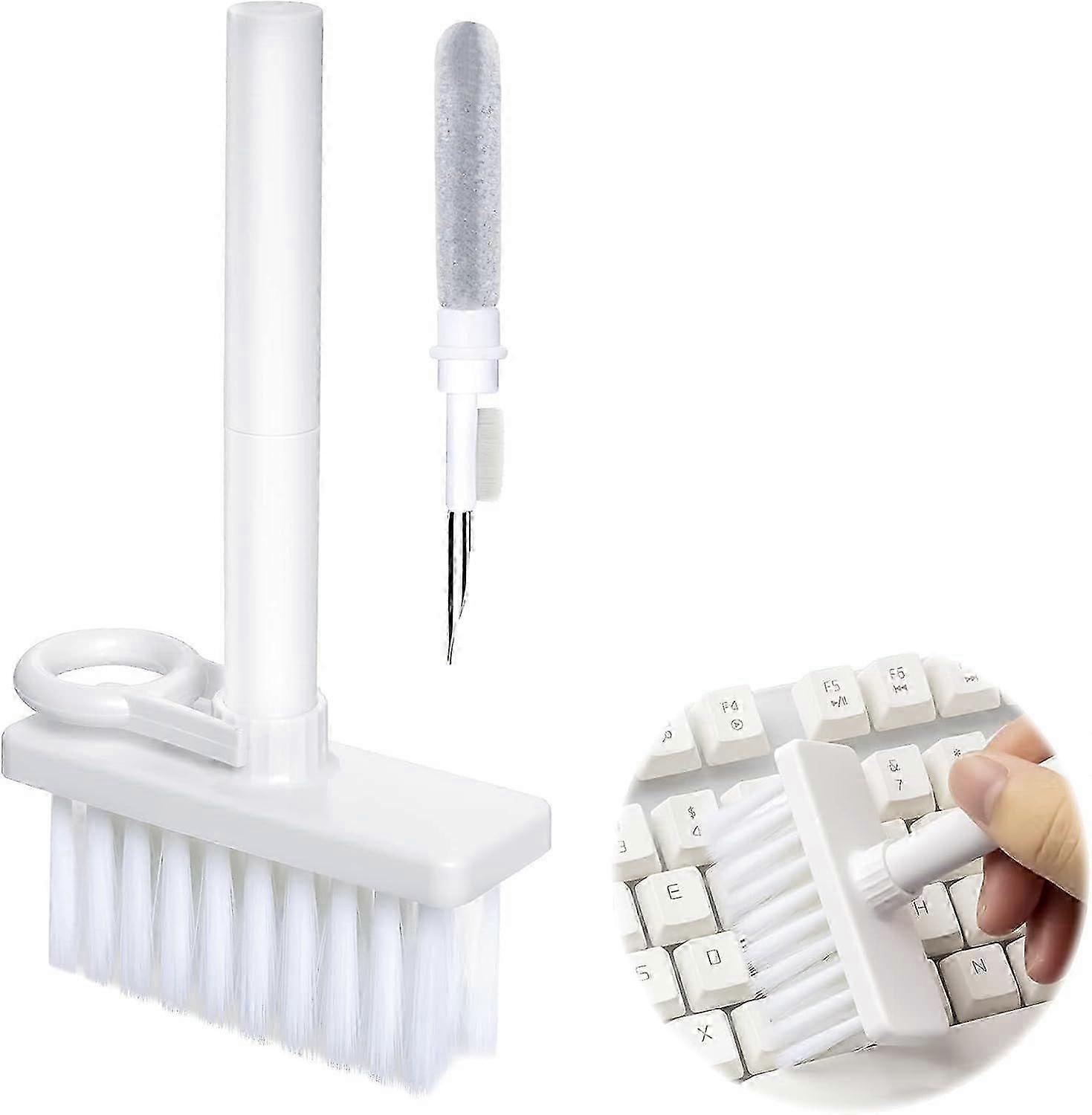 5 in 1 keyboard cleaning kit with soft brush and keycap puller multifunction computer cleaning tools