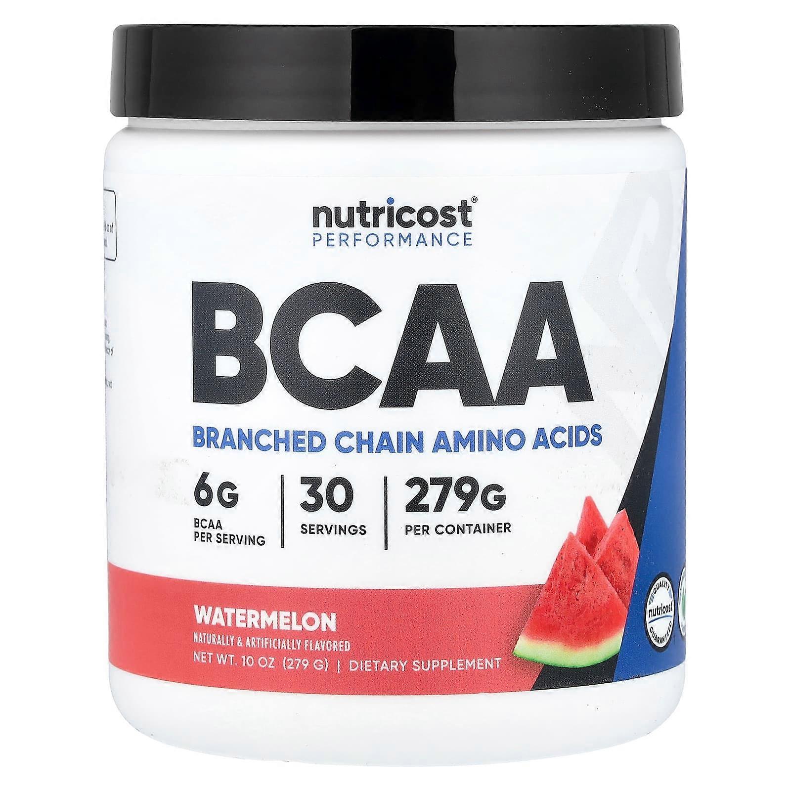 Nutricost, Performance, BCAA, Watermelon, 9.5 oz (270 g)