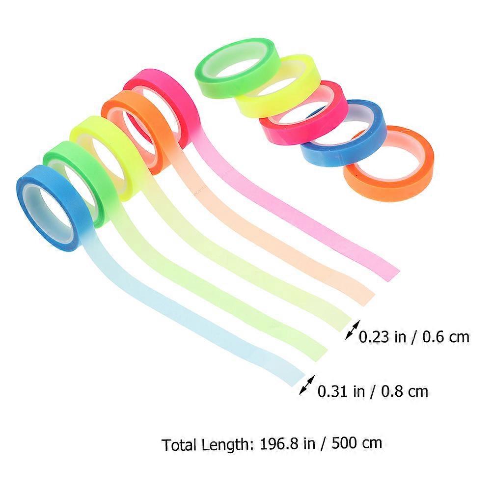20 Rolls of Transparent Sticky Tabs for Convenient Multi-Function Page Marking