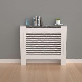 Hoge radiator deksel, 92 cm hoog, MDF houten kast