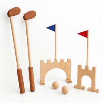 Wooden Golf Set Motor Skills Kids Golf Set Indoor for Preschool