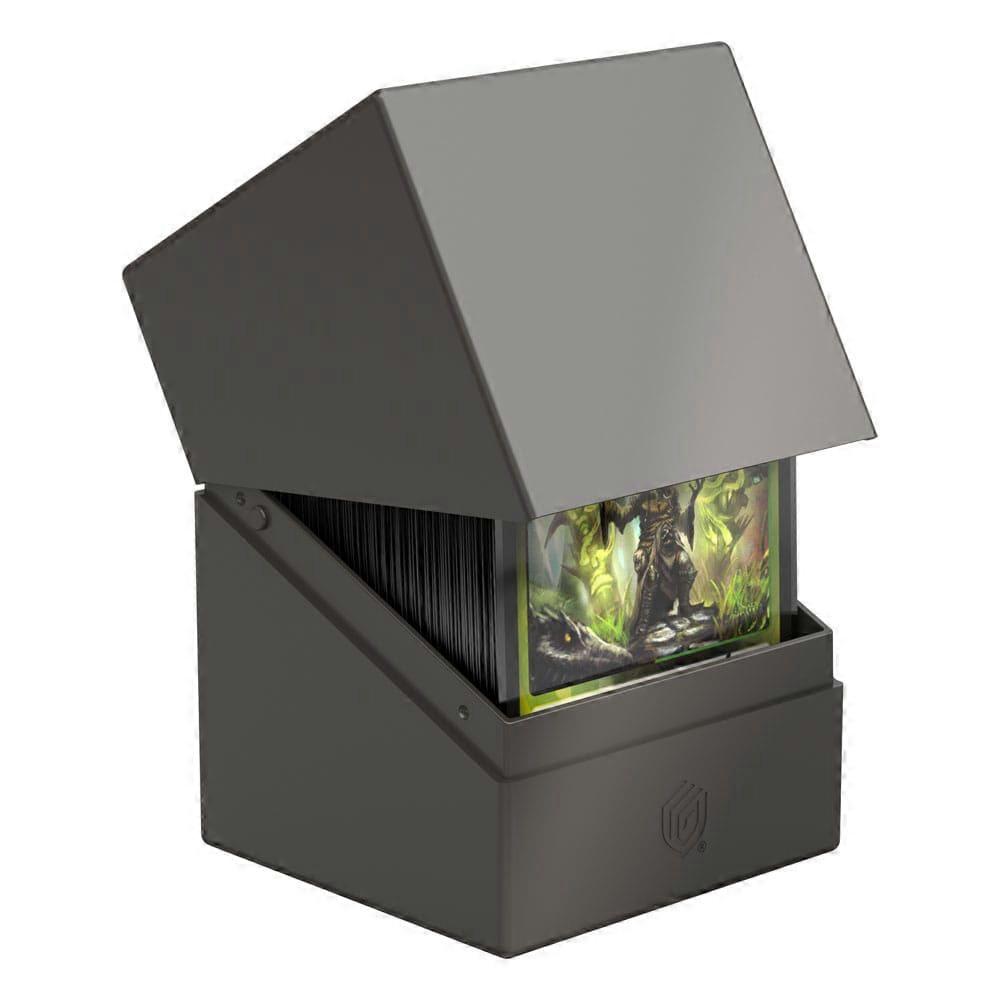 GREY Ultimate Guard Boulder 100+ Solid Deck Case Rigid Box & Modular Design