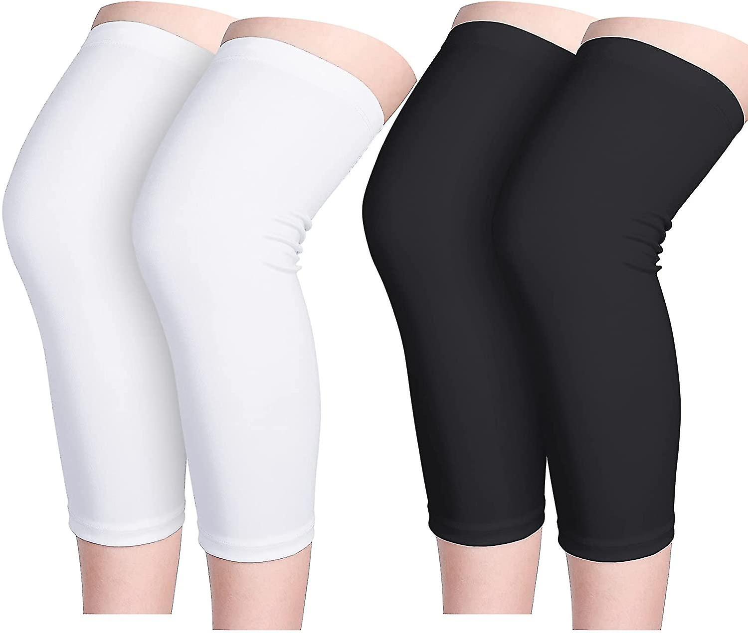 4 stycken Unisex kompression knästöd knäskydd Knäskydd Andningsbar knäskydd