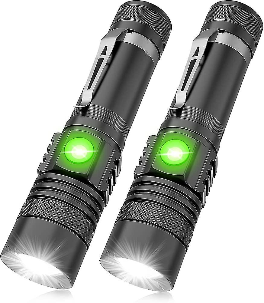 Led Torch Rechargeable, Torch Superusb Rechargeable Torch Flashlight, Zoomable