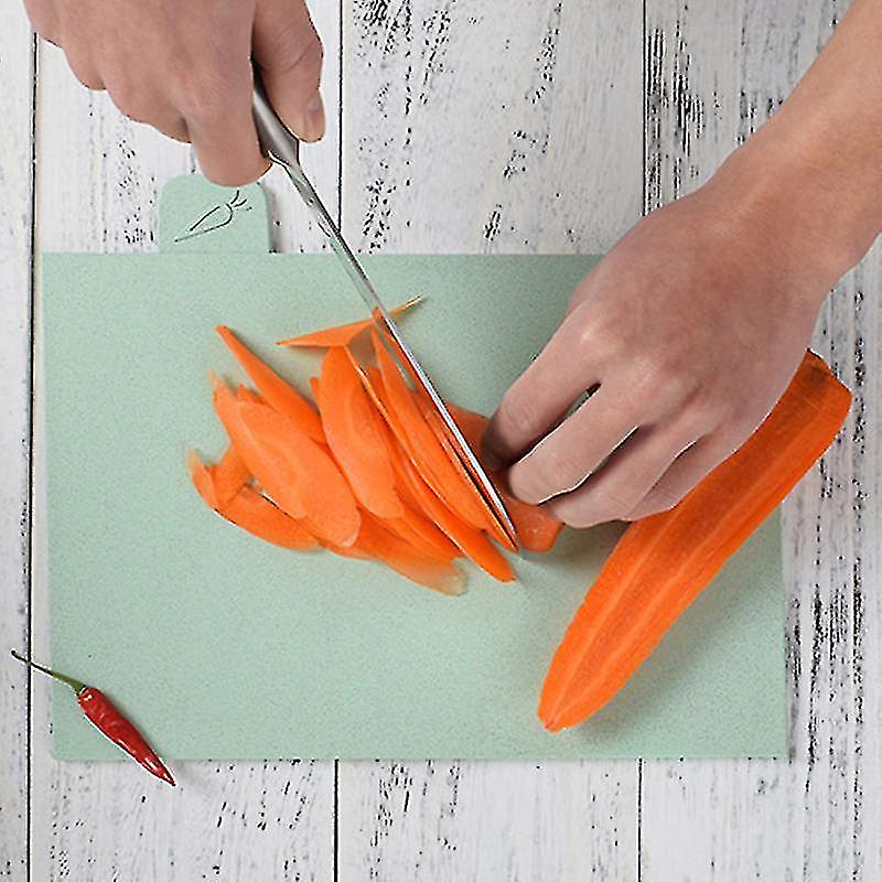 4pcs/set Wheats Straw Cutting Board Non-slip Vegetable/fruit/meats/bread Chopping Boards With