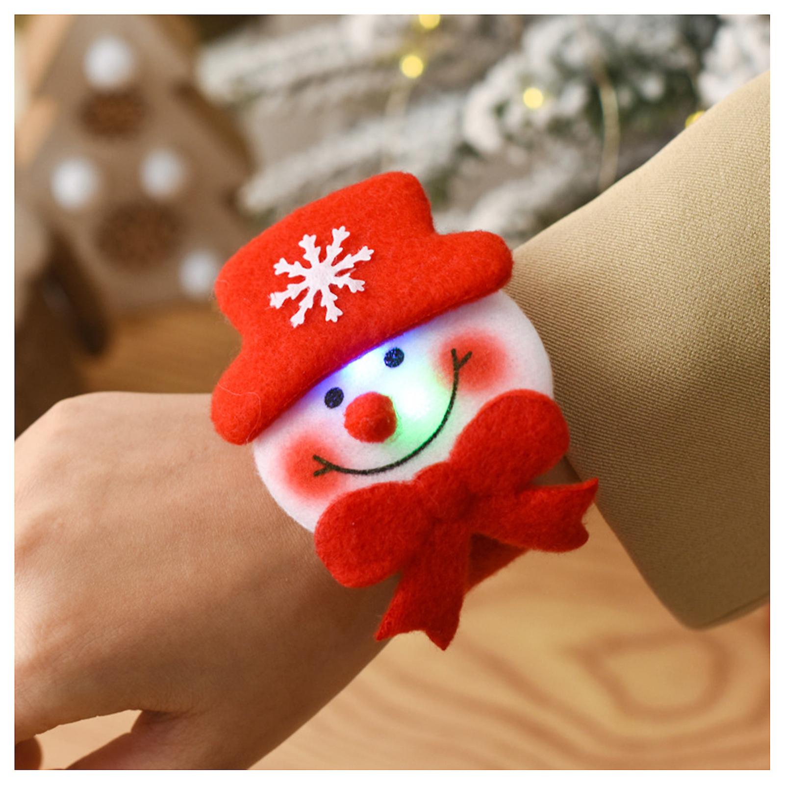Christmas Led Slapping Bracelet High Quality Durable Material