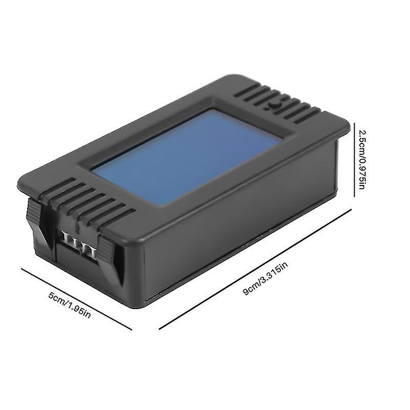 Funct Mon Meter Lcd Display Digital Current Volta Solar Meter M