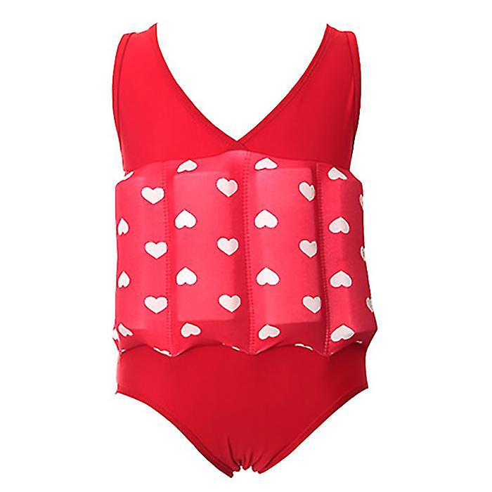 Kids Floating Swimwear Swimsuit-red