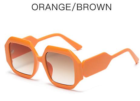 High Quality Fashionable Polygonal Square Sunglasses For Ladies Retro Light Luxury Color Sun Glasses For Men And Women