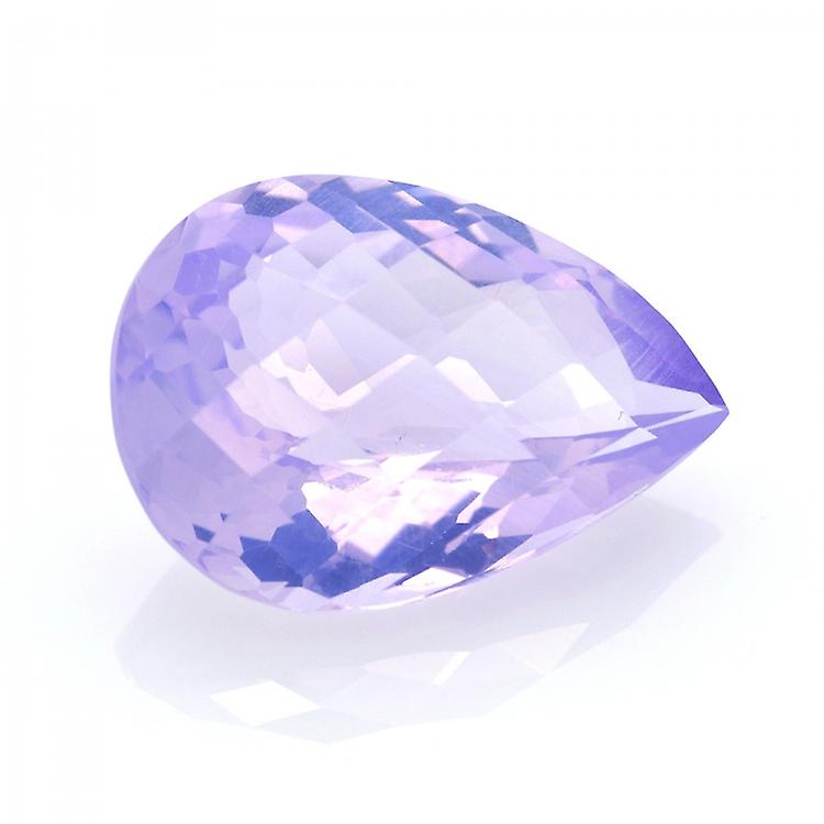 16,94 Ct Amethyst Pear Cut With Chessboard awo15